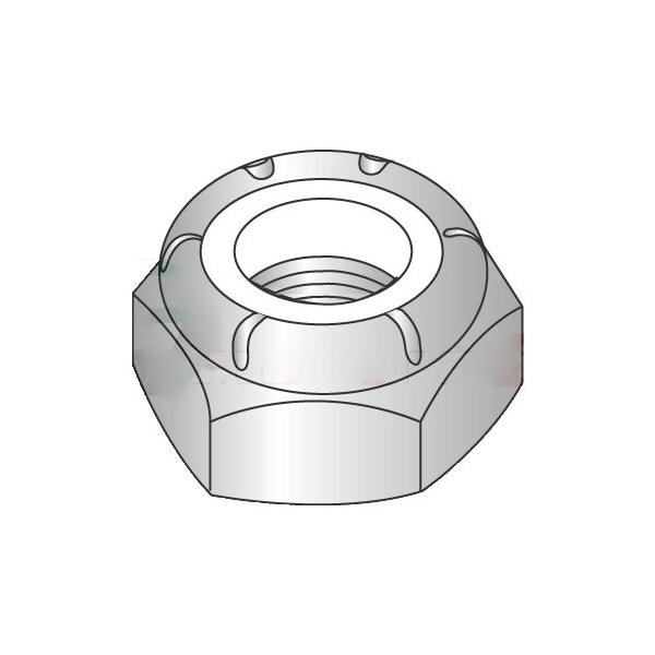 Newport Fasteners Nylon Insert Lock Nut, #6-40, 316 Stainless Steel, Not Graded, 5000 PK NB311051B-5000 - main